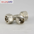 Brass Compression Fitting with Male Thread Tee